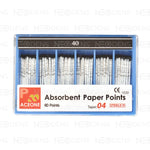 Paper Points ACEONEDENT .04 Taper Nr.40 a60 - Neo Dens