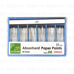 Paper Points ACEONEDENT .06 Taper Nr.45 a60 - Neo Dens