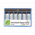 Paper Points ACEONEDENT .06 Taper Nr.80 a60 - Neo Dens